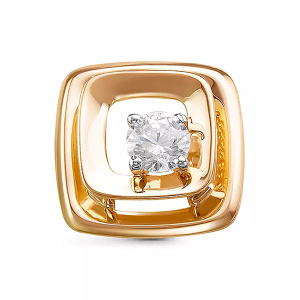 Кулон из золота 585 пробы DEL'TA б034260