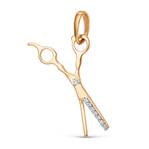 Кулон из золота 585 пробы с фианитом DINASTIA 101758-1102