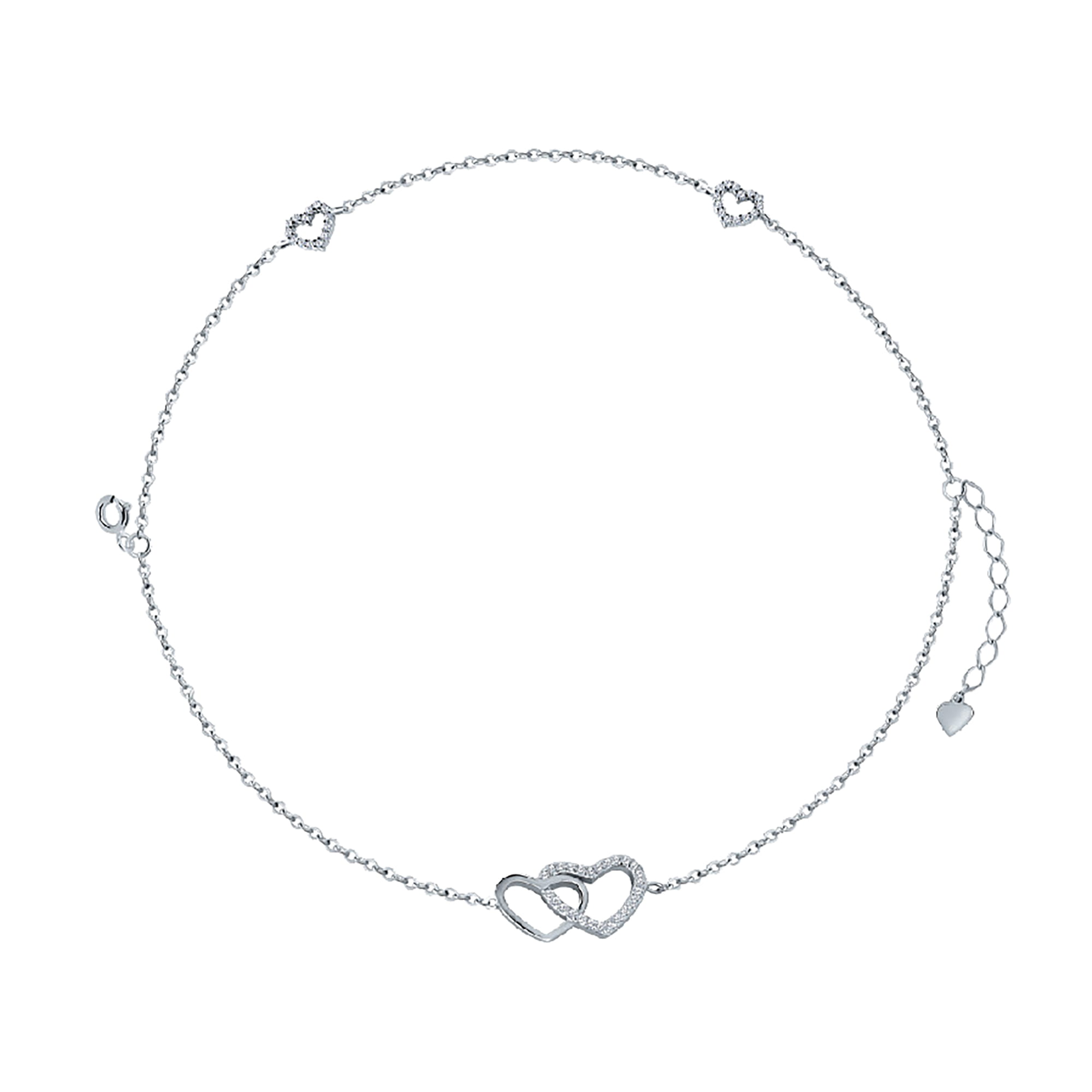 Браслет из серебра 925 пробы с кубическим цирконием МАСТЕР КЛИО 22Б138338 Серебро 925 пр.