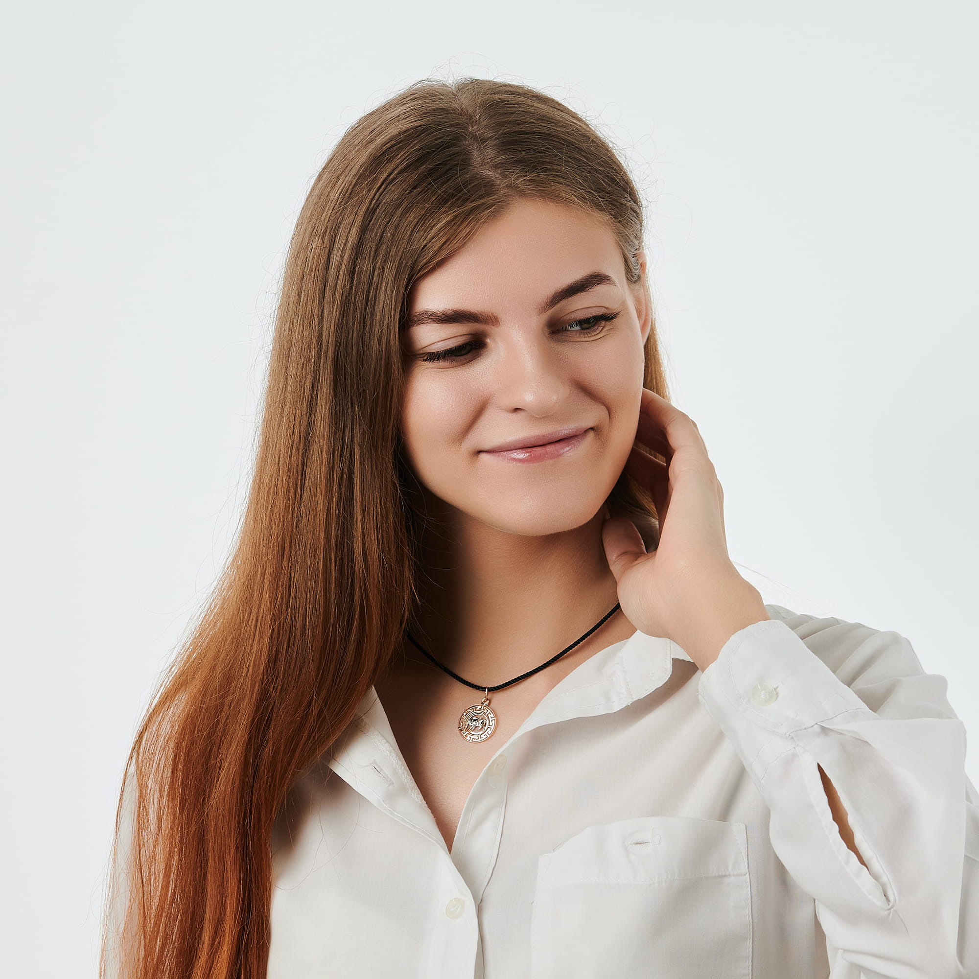 Кулон из золота 585 пробы ГОЛДЕН ГЛОБ КрСВПтел Золото 585 пр.