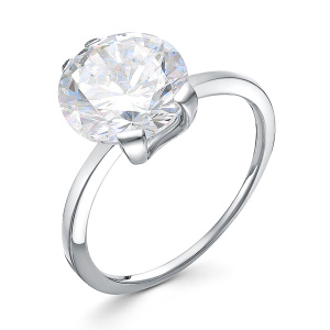 Кольцо из серебра 925 пробы с фианитом SALAKATOV 511-10-704