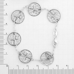 Браслет из серебра 925 пробы АЛЬФА-КАРАТ 2055692/9