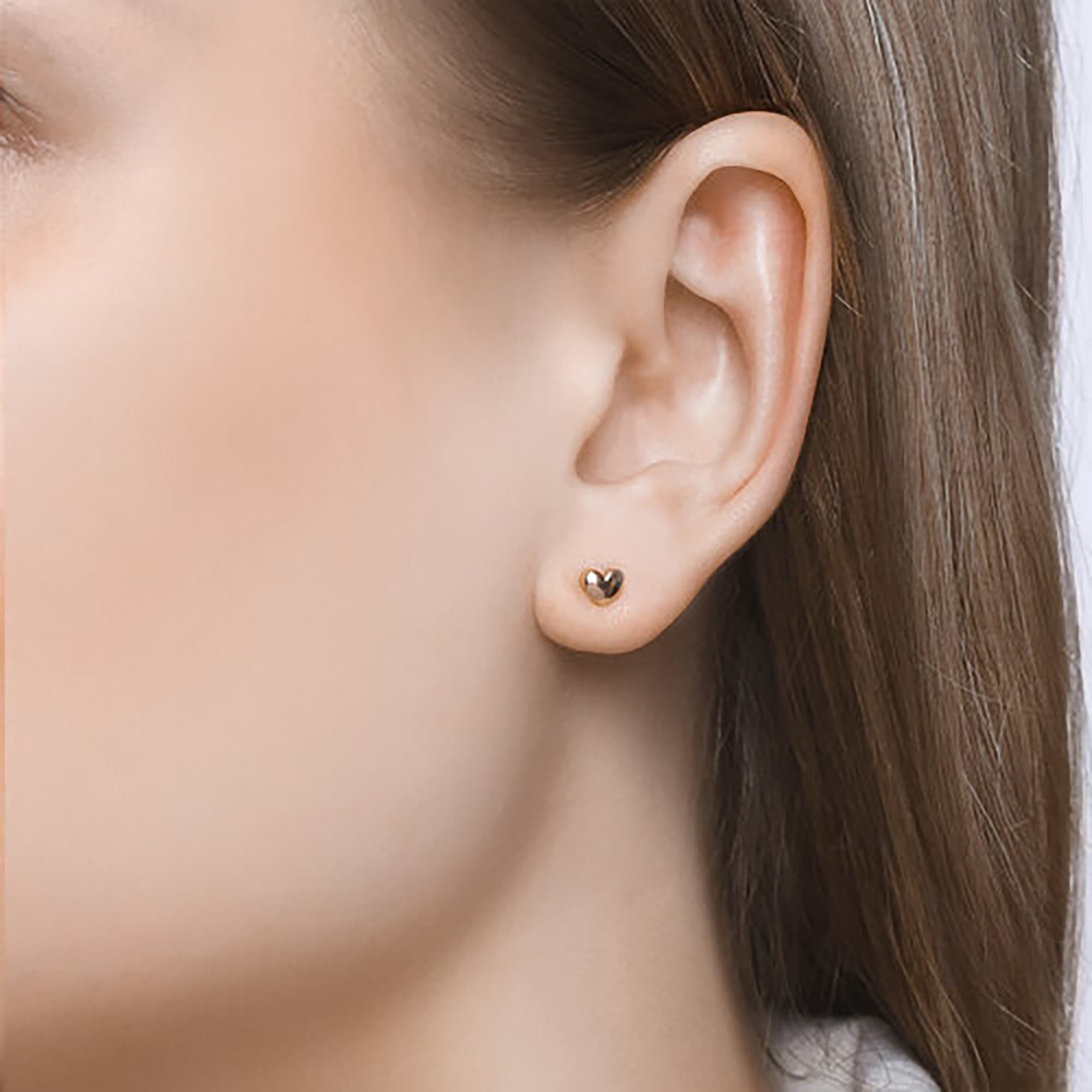 Серьги из золота 585 пробы с фианитом SOKOLOV 027239 Золото 585 пр.