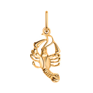 Кулон из золота 585 пробы ATOLL 5264/рак