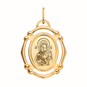 Кулон из золота 585 пробы ATOLL 3171