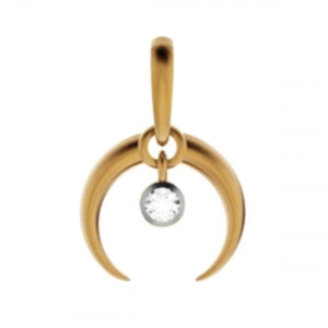 Кулон из золота 585 пробы с фианитом DINASTIA 105068-1102