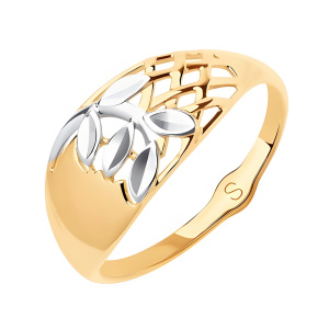 Кольцо из золота 585 пробы SOKOLOV 018082