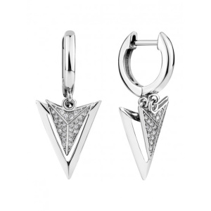 Серьги из серебра 925 пробы с фианитом JUVEDEL СЛ-3570