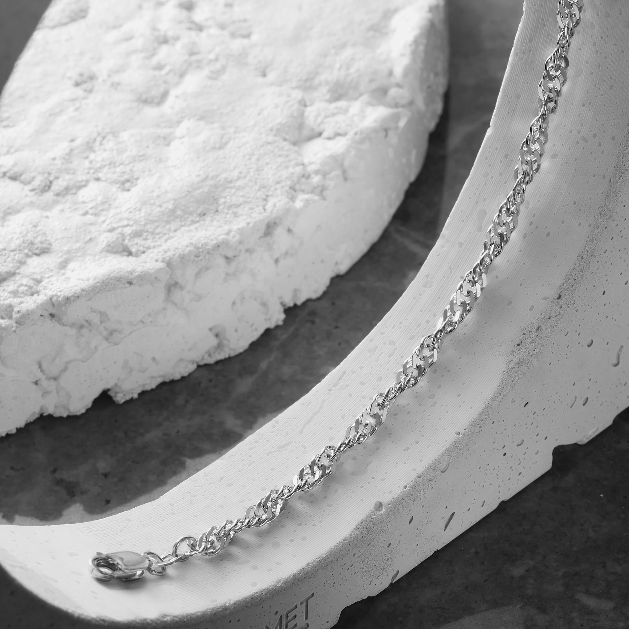 Браслет из серебра 925 пробы KRASTSVETMET НБ 22-028Ю-3 d.0.60 Серебро 925 пр.