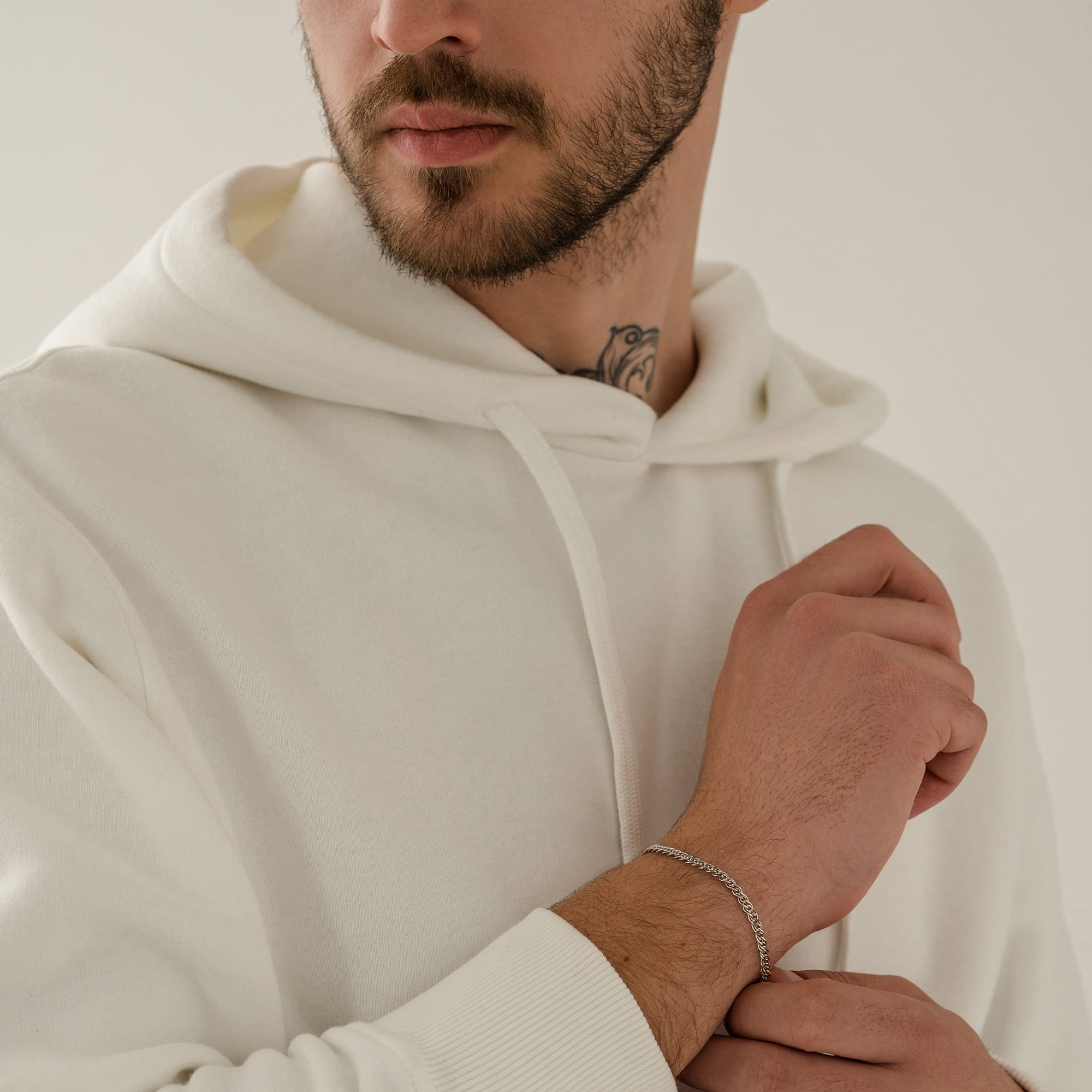 Браслет из серебра 925 пробы KRASTSVETMET НБ 22-200Ю-3 d.0.70 Серебро 925 пр.