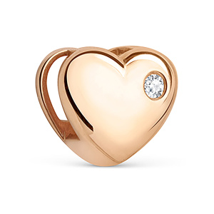 Кулон из золота 585 пробы с фианитом DINASTIA 100378-1100