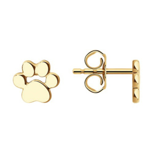 Серьги из золота 585 пробы SOKOLOV 51-122-01154-1