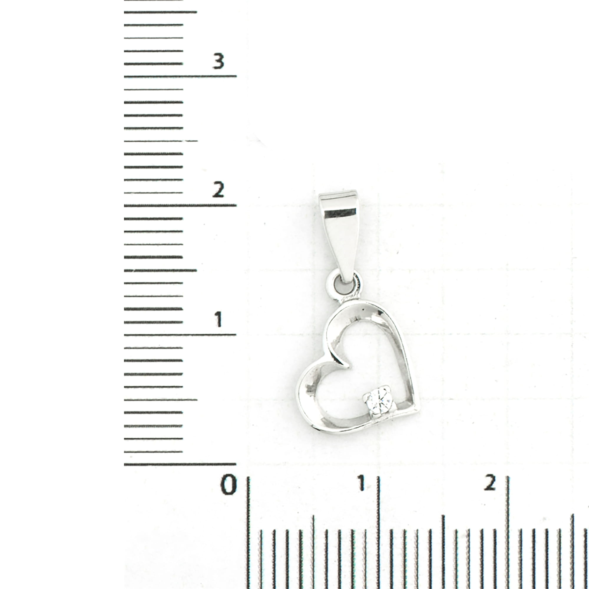 Кулон из серебра 925 пробы с фианитом АЛЬФА-КАРАТ 2131605/9 Серебро 925 пр.