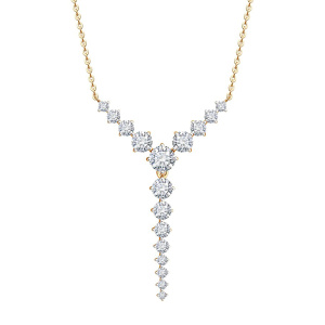 Колье из золота 585 пробы с фианитом SOKOLOV 070650