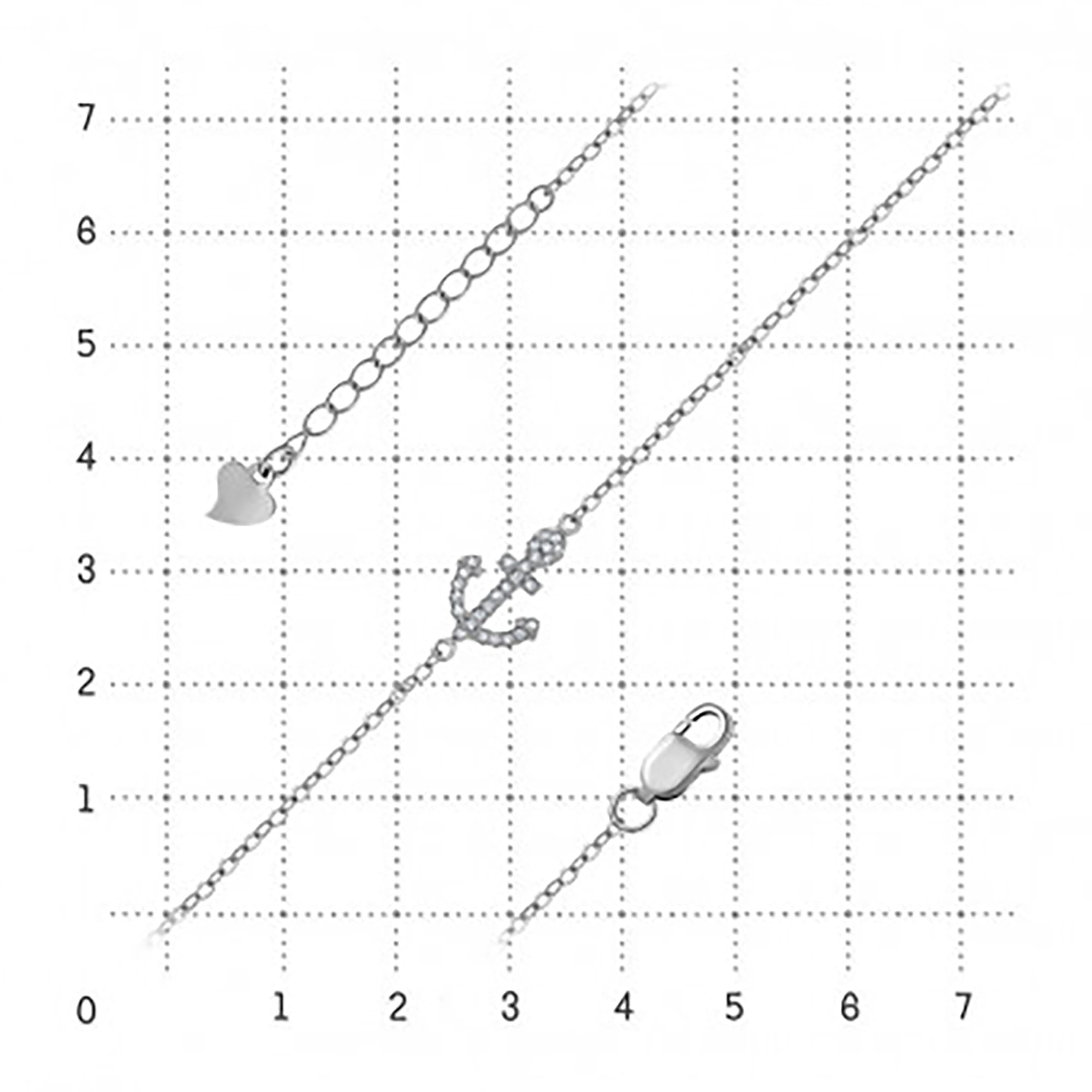 Браслет из серебра 925 пробы JUVEDEL ПР-1564 Серебро 925 пр.