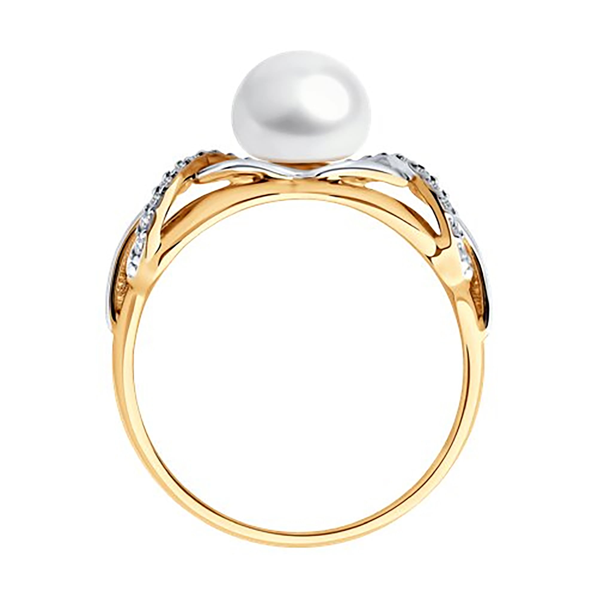 Кольцо из золота 585 пробы с жемчугом SOKOLOV 51-310-02353-1 Золото 585 пр.