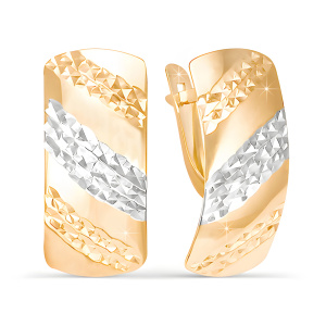 Серьги из золота 585 пробы DEL'TA 220346