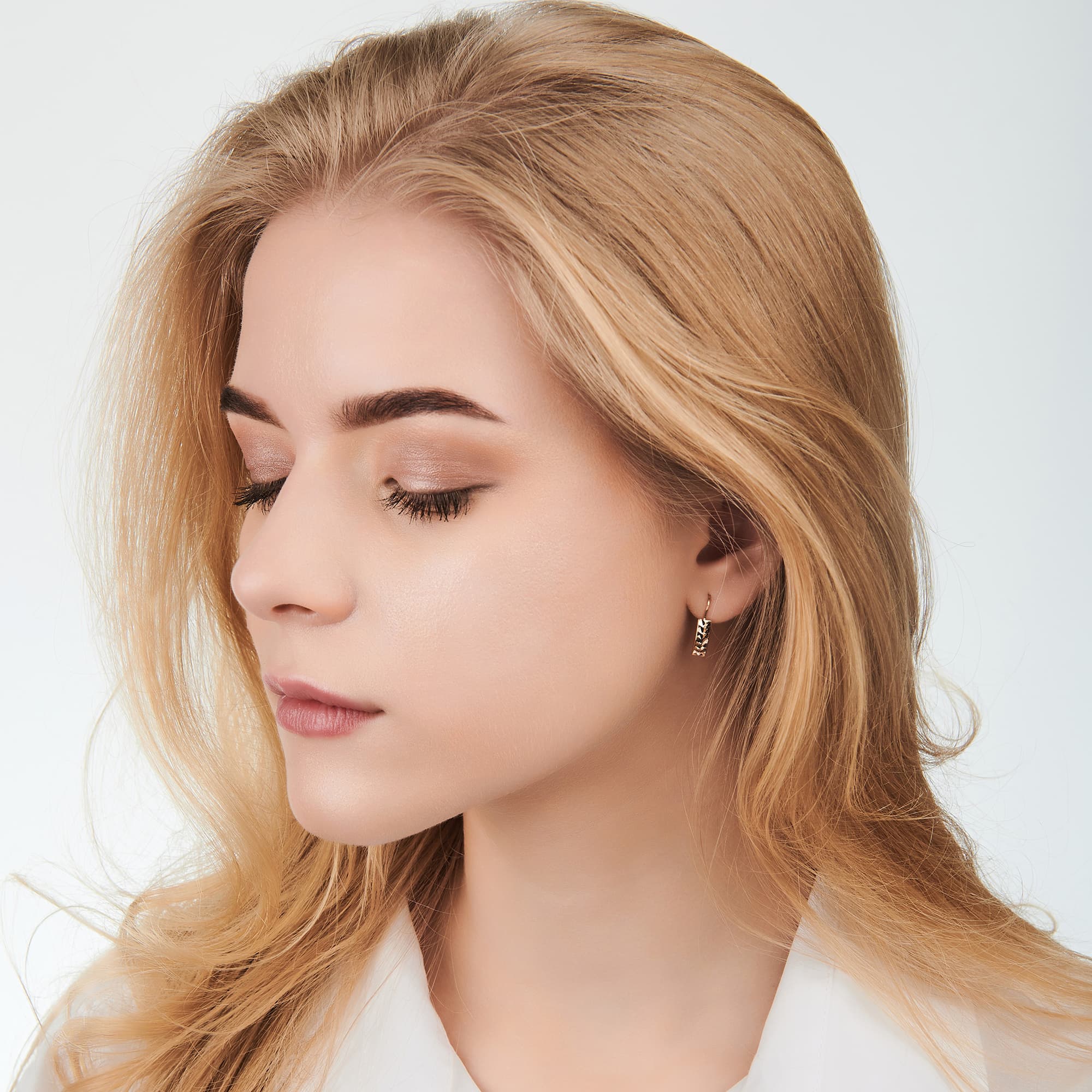 Серьги из золота 585 пробы ГОЛДЕН ГЛОБ Срг19-04 Золото 585 пр.