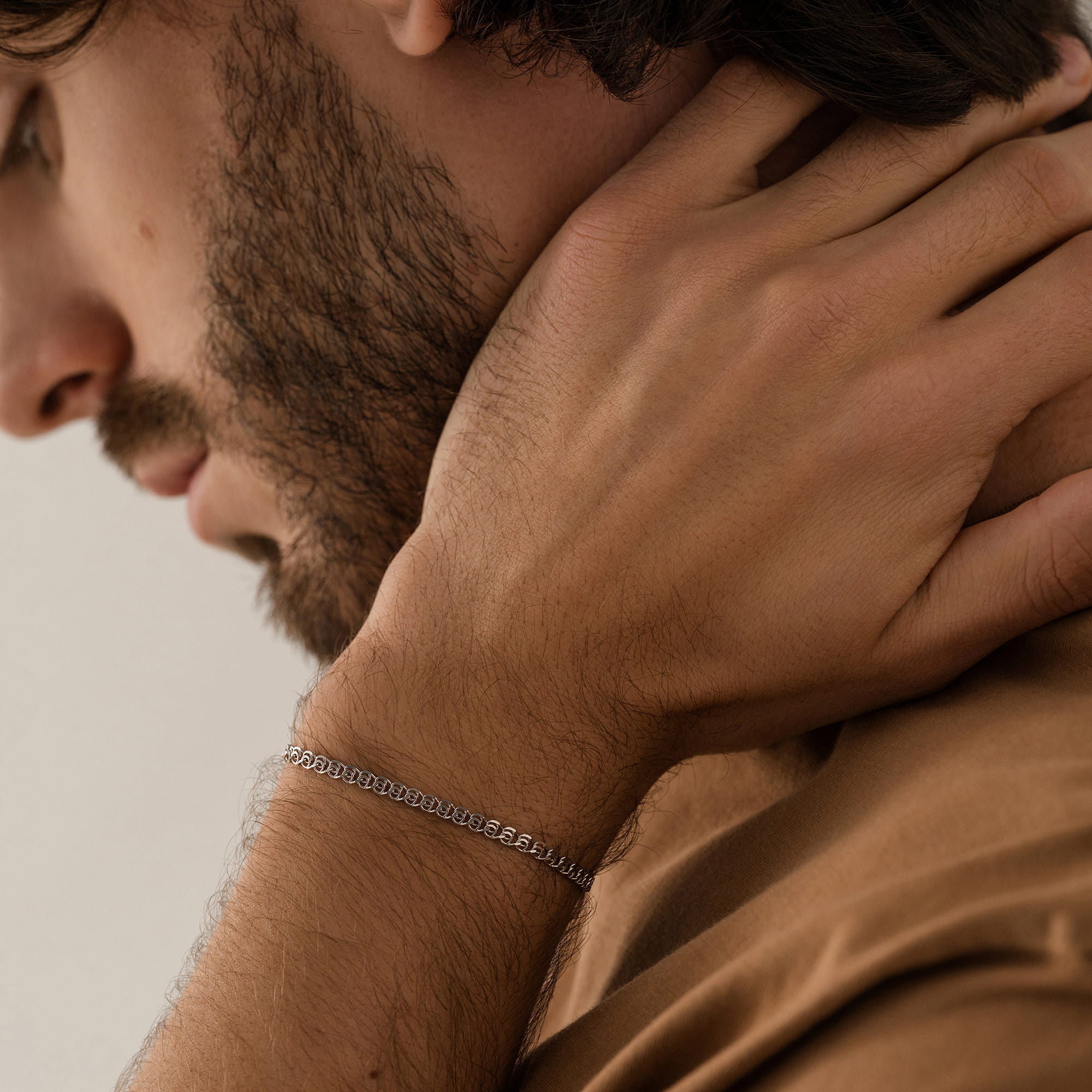 Браслет из серебра 925 пробы KRASTSVETMET НБ 22-087Ю-3 d.0.50 Серебро 925 пр.