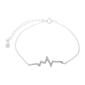 Браслет из серебра 925 пробы с кубическим цирконием МАСТЕР КЛИО 22Б152268