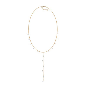 Колье из золота 585 пробы с фианитом SANIS 01-818973