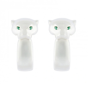 Серьги из серебра 925 пробы с фианитом SANIS 31-210188