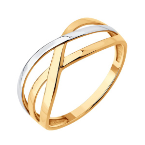 Кольцо из золота 585 пробы SOKOLOV 019579