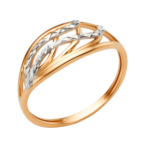 Кольцо из золота 585 пробы DINASTIA 001151-1012