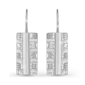Серьги из серебра 925 пробы DEL'TA с220175