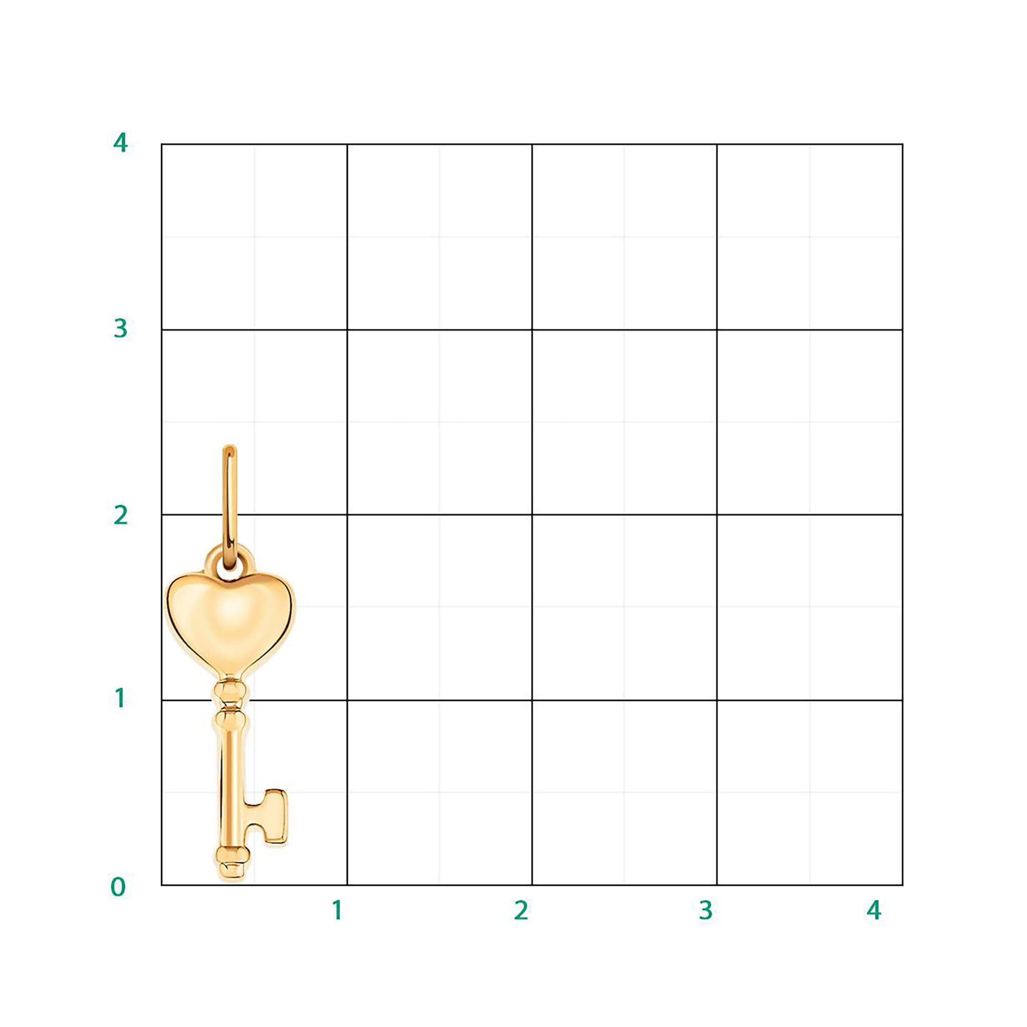 Кулон из золота 585 пробы ATOLL 50015 