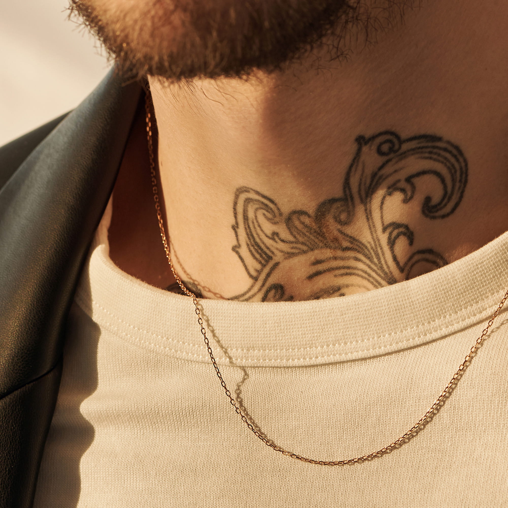 Цепь из золота 585 пробы KRASTSVETMET НЦ 12-042ПГ d.0.35 Золото 585 пр.