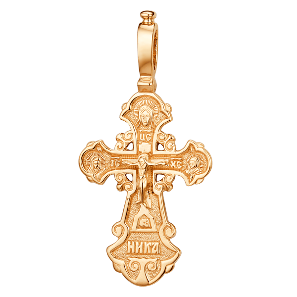 Крест из золота 585 пробы DINASTIA 701847-1000