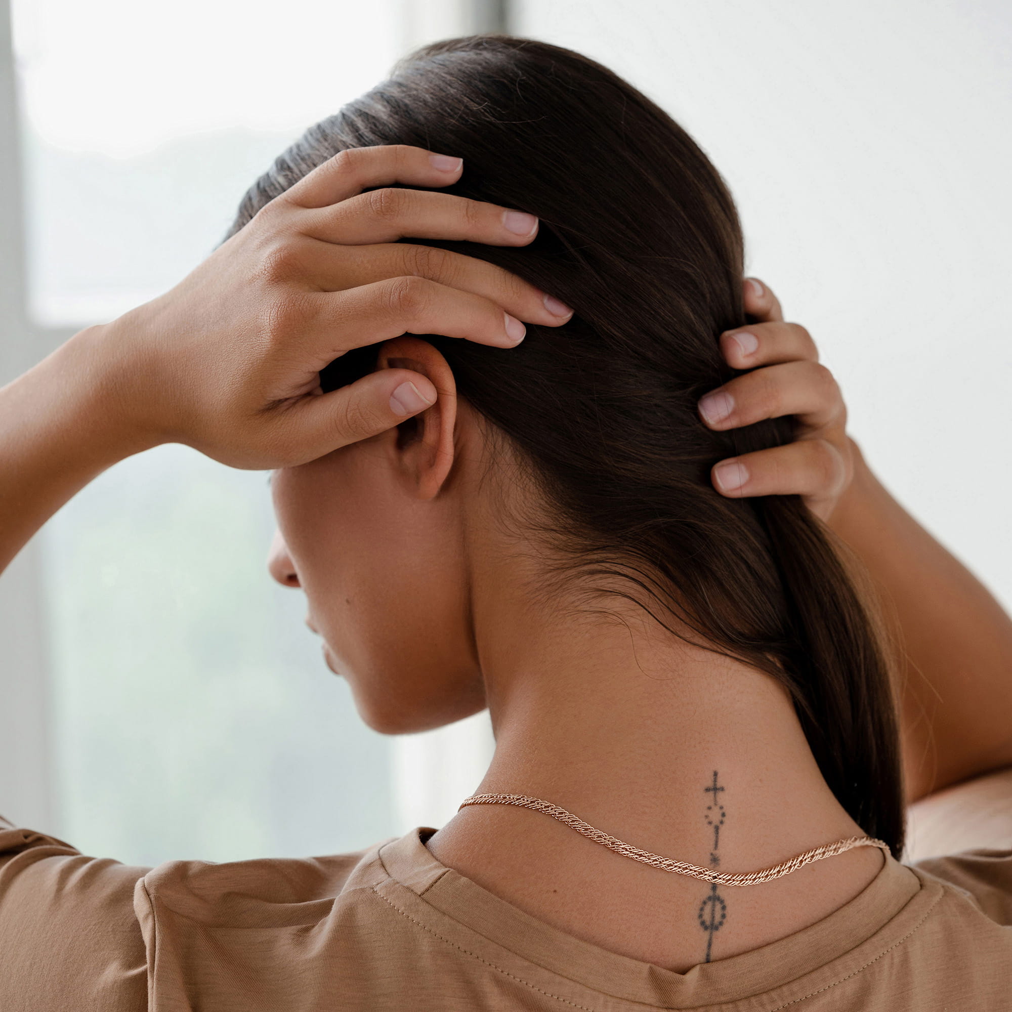 Цепь из золота 585 пробы KRASTSVETMET НЦ 12-203ПГ d.0.50 Золото 585 пр.