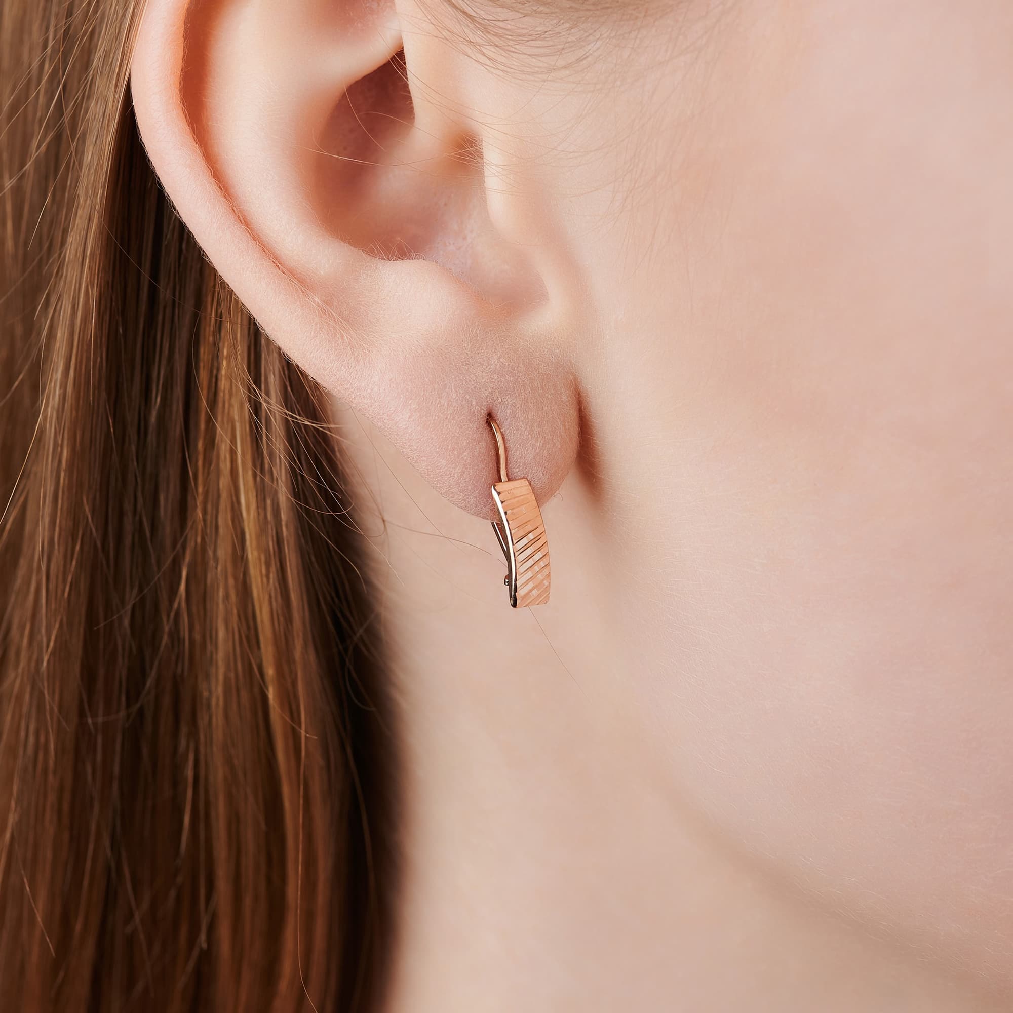 Серьги из золота 585 пробы ГОЛДЕН ГЛОБ Срг19-01 Золото 585 пр.