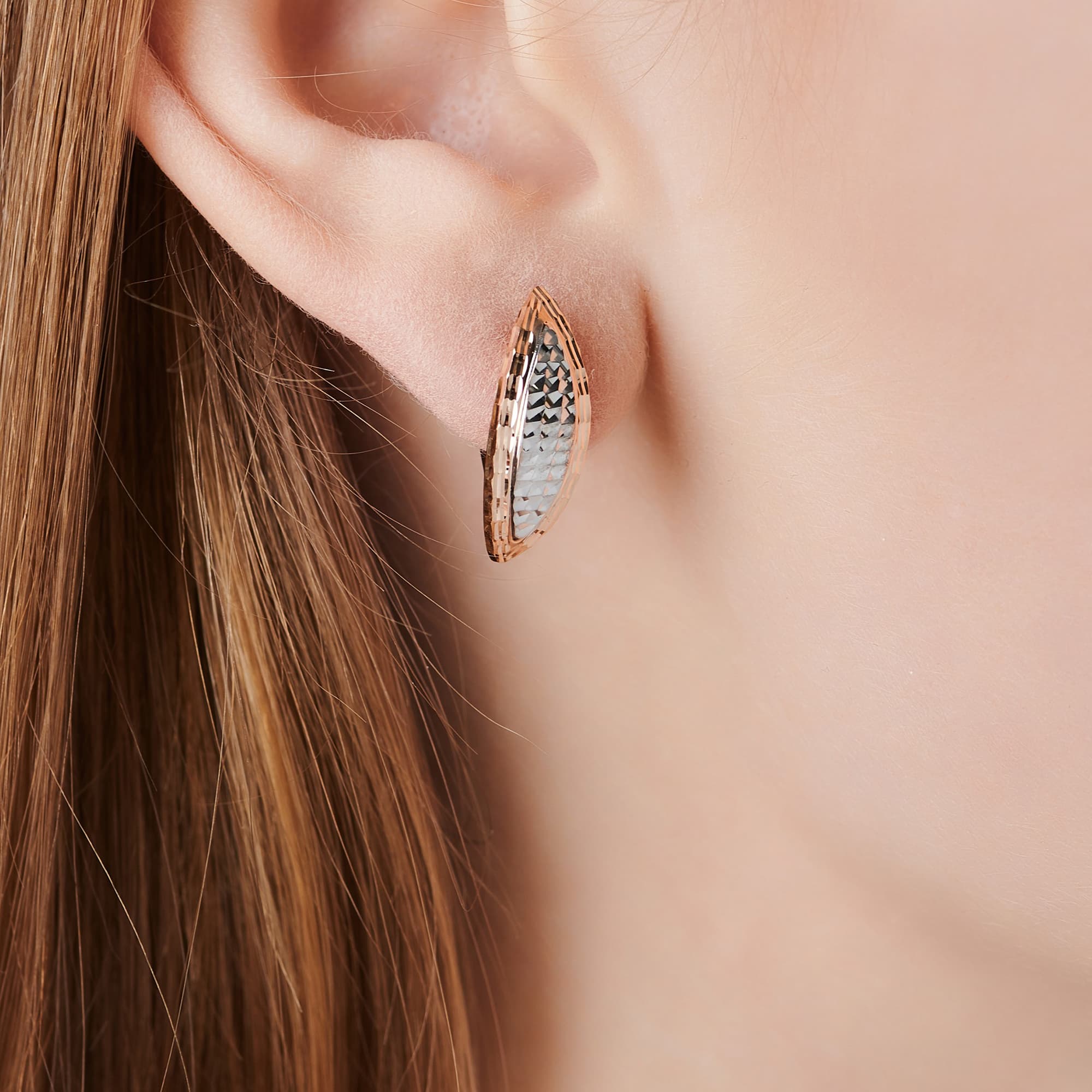 Серьги из золота 585 пробы ГОЛДЕН ГЛОБ Срг07-01 Золото 585 пр.