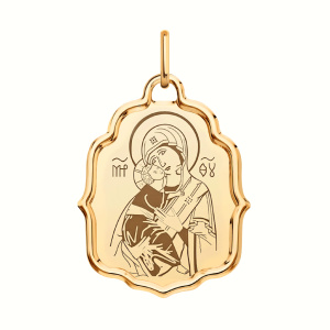 Кулон из золота 585 пробы ATOLL 3104