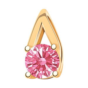 Кулон из золота 585 пробы с фианитом ATOLL 50040sw17