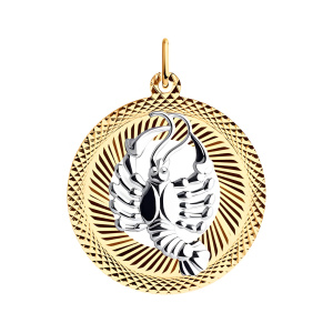 Кулон из золота 585 пробы SOKOLOV 031202