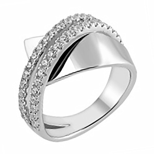 Кольцо из серебра 925 пробы с фианитом SVETLOV И1-799-23-01