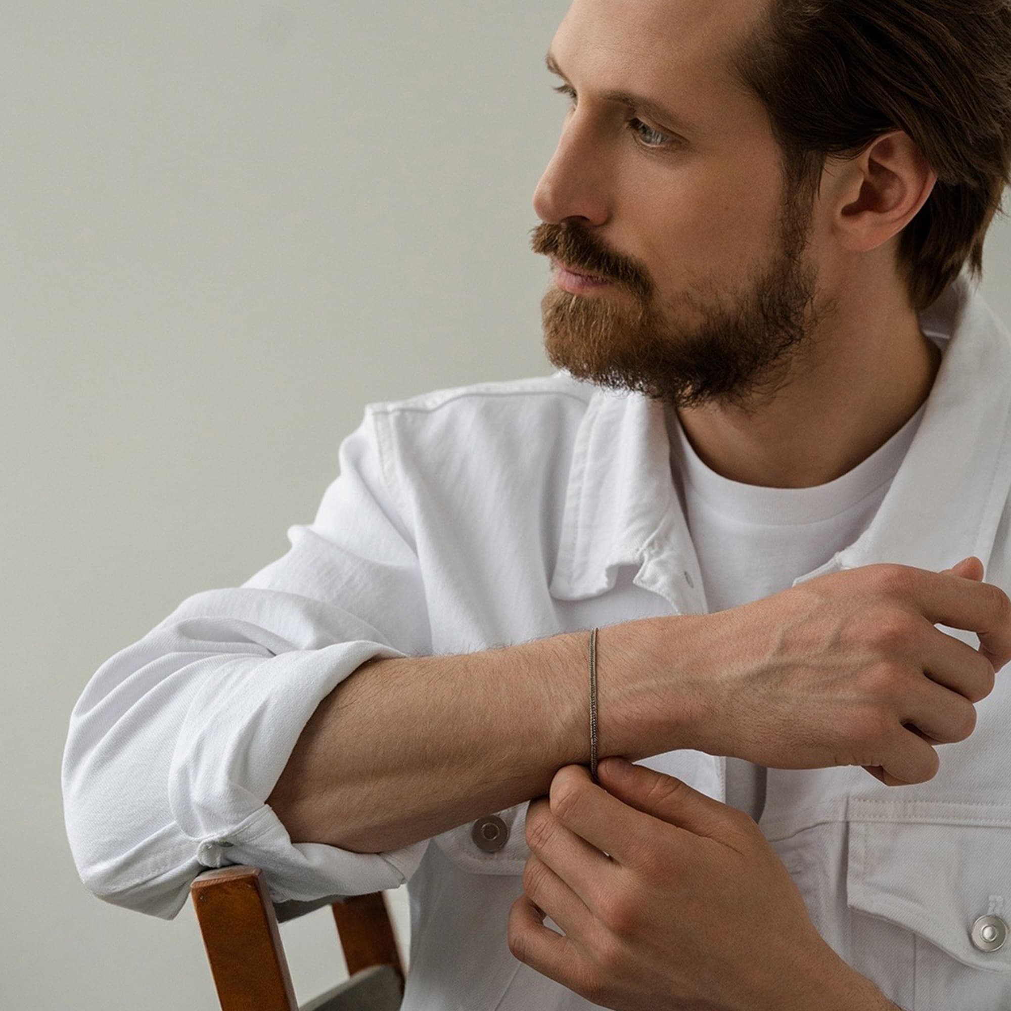 Браслет из серебра 925 пробы KRASTSVETMET НБ 22-023Ю-3 d.0,50 Серебро 925 пр.