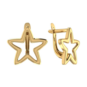 Серьги из золота 585 пробы SANIS 01-207186
