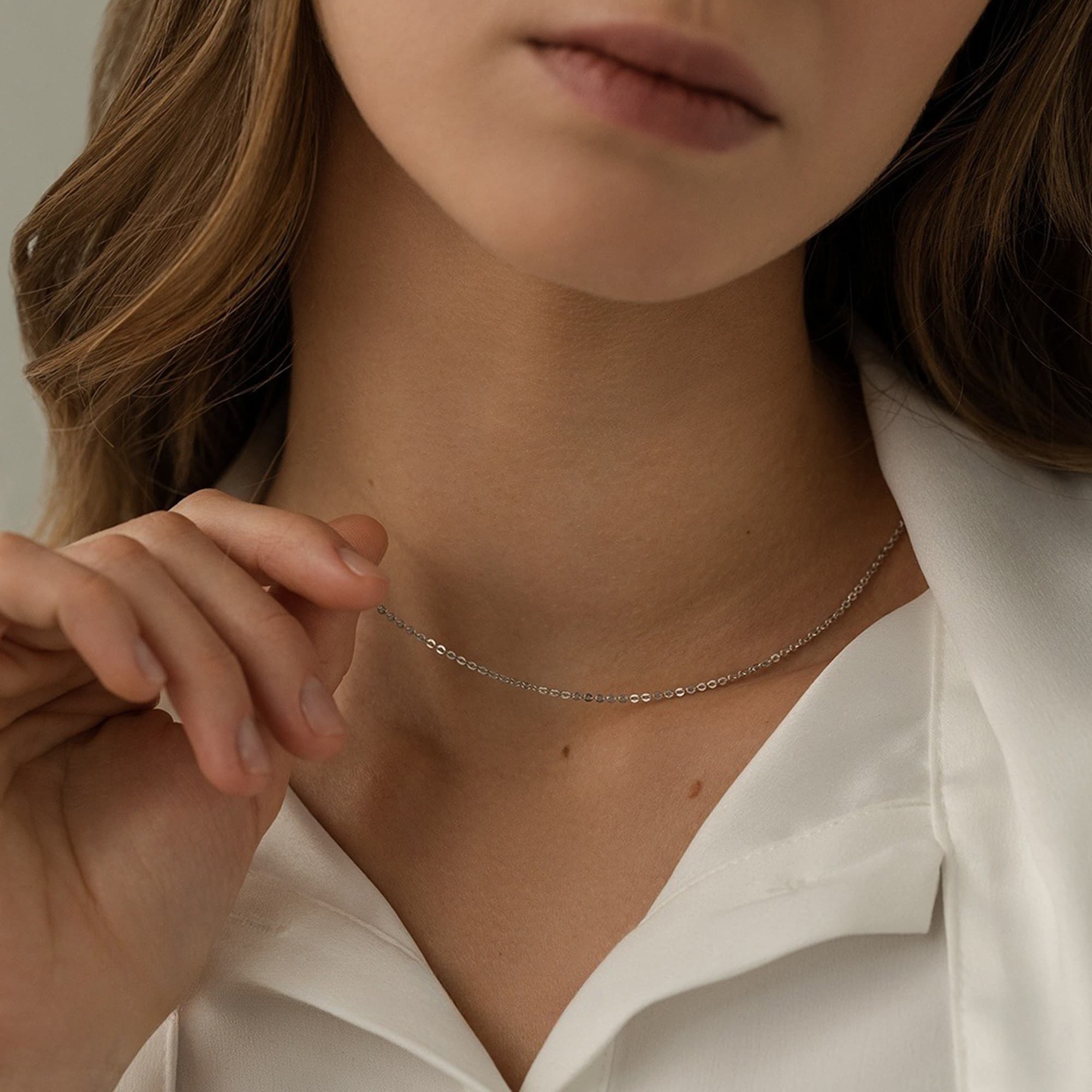 Цепь из серебра 925 пробы KRASTSVETMET НЦ 22-039Ю-3 d.0,35 