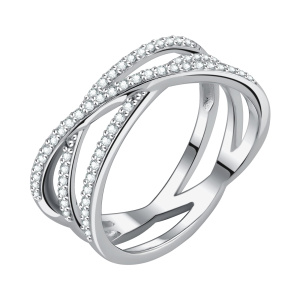 Кольцо из серебра 925 пробы с фианитом TALANT 20-72-0001-15555