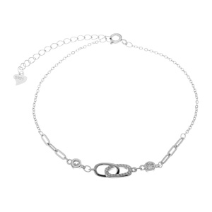 Браслет из серебра 925 пробы с кубическим цирконием МАСТЕР КЛИО 22Б152285