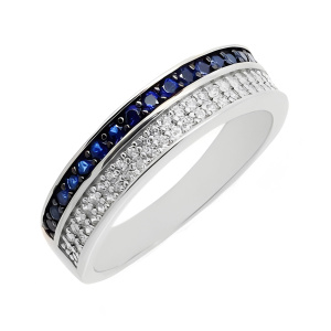 Кольцо из серебра 925 пробы с фианитом EVORA 646027