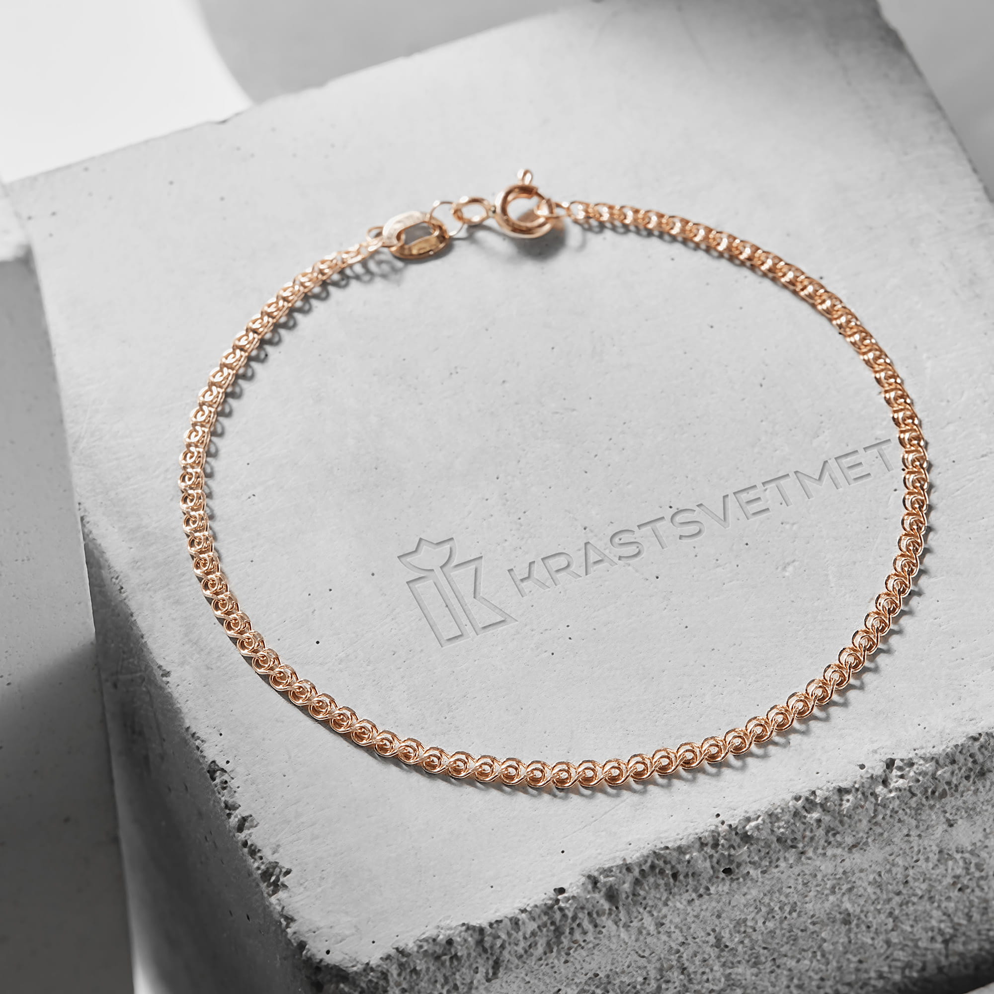 Цепь из золота 585 пробы KRASTSVETMET НЦ 12-087 d.0.30 Золото 585 пр.