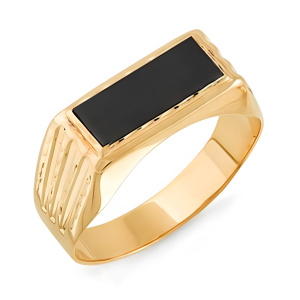 Кольцо из золота 585 пробы с фианитом DEL'TA 040060