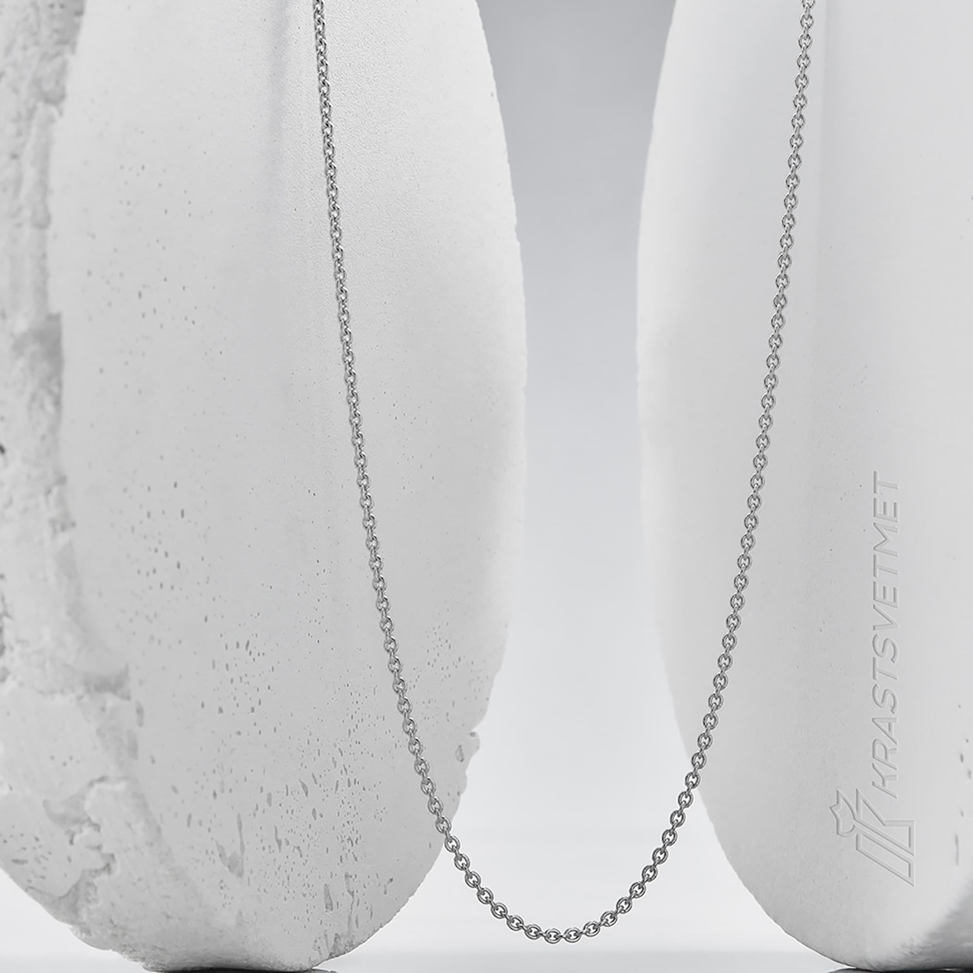 Цепь из серебра 925 пробы KRASTSVETMET НЦ 22-034Ю-3 d.0,40 Серебро 925 пр.