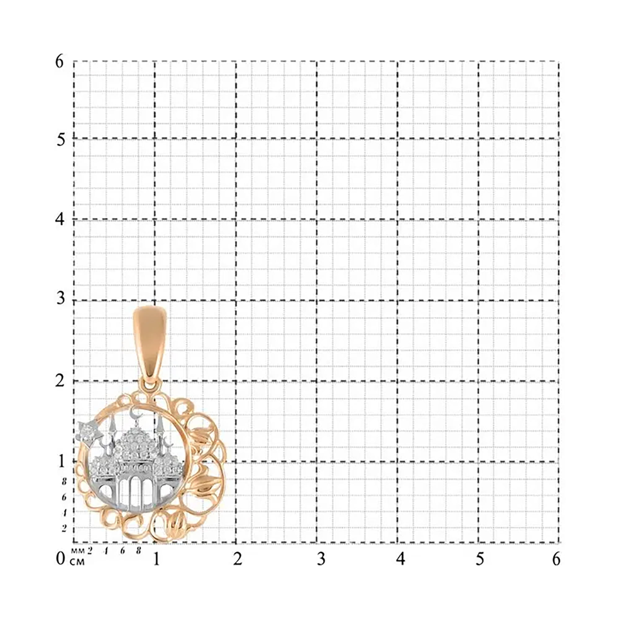 Кулон из золота 585 пробы TALANT 50-02-0001-27920 