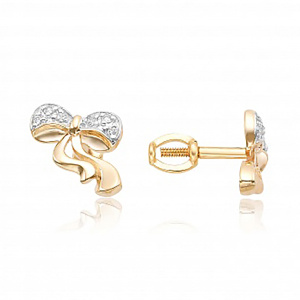 Серьги из золота 585 пробы TALANT 12-02-0001-24030